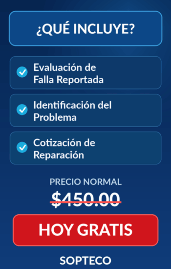 Información del diagnóstico gratis SOPTECO