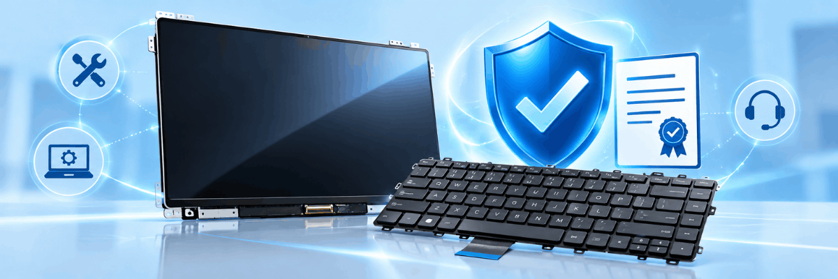 Garantía para Displays y Teclados para Laptops